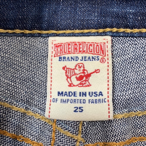 True Religion Sophie Denim Shorts Size 25 - Picture 2 of 8